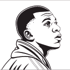 وکتور EPS بازیکن فوتبال کیلیان امباپه وکتور EPS بازیکن فوتبال کیلیان امباپه